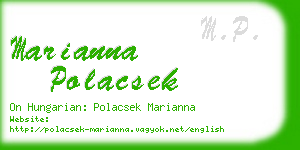 marianna polacsek business card